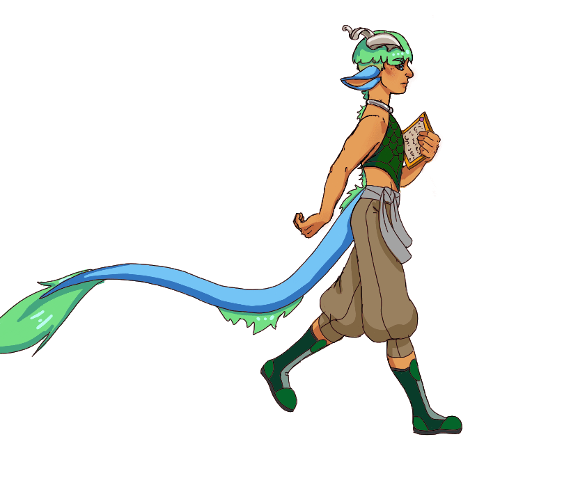 Nalitoir - 2D Character walk cycle Nalitoir - 2D Character walk cycle